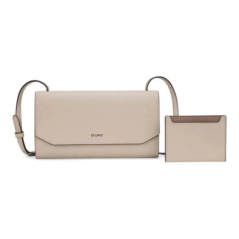 ORYANY Leather Handbag Shoulder Bag Crossbody Bag Mini Women's Cream-0