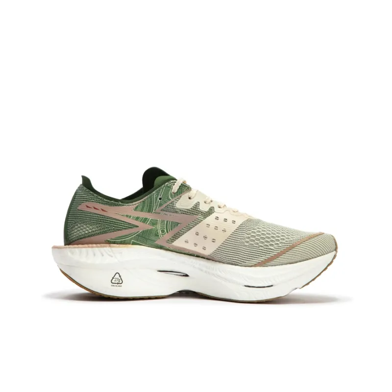 361° Fly Burn 3 Cushioning Anti-Slip And Wear-Resistant Rebound Low-Top Running Shoes Unisex White Green-1