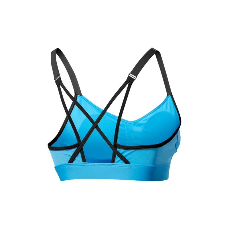 Reebok S Hero Strappy Padded Bra Sports Underwear Women's Blue-1