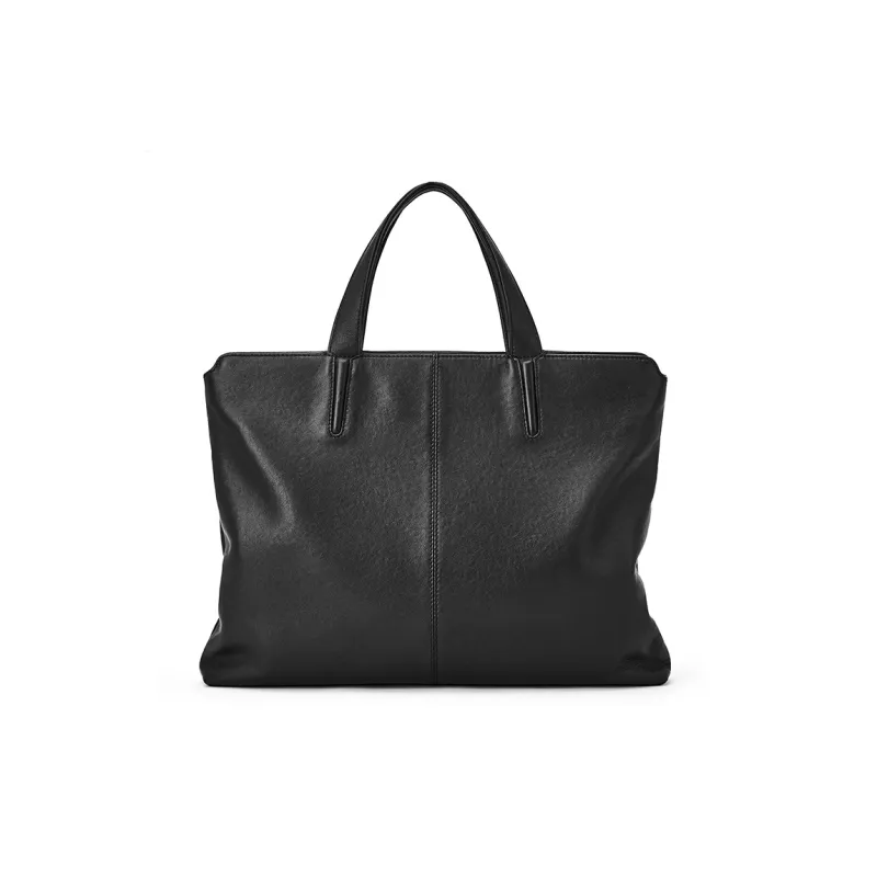 BOSTANTEN Cow Leather Handbag Regular Men's Black-2