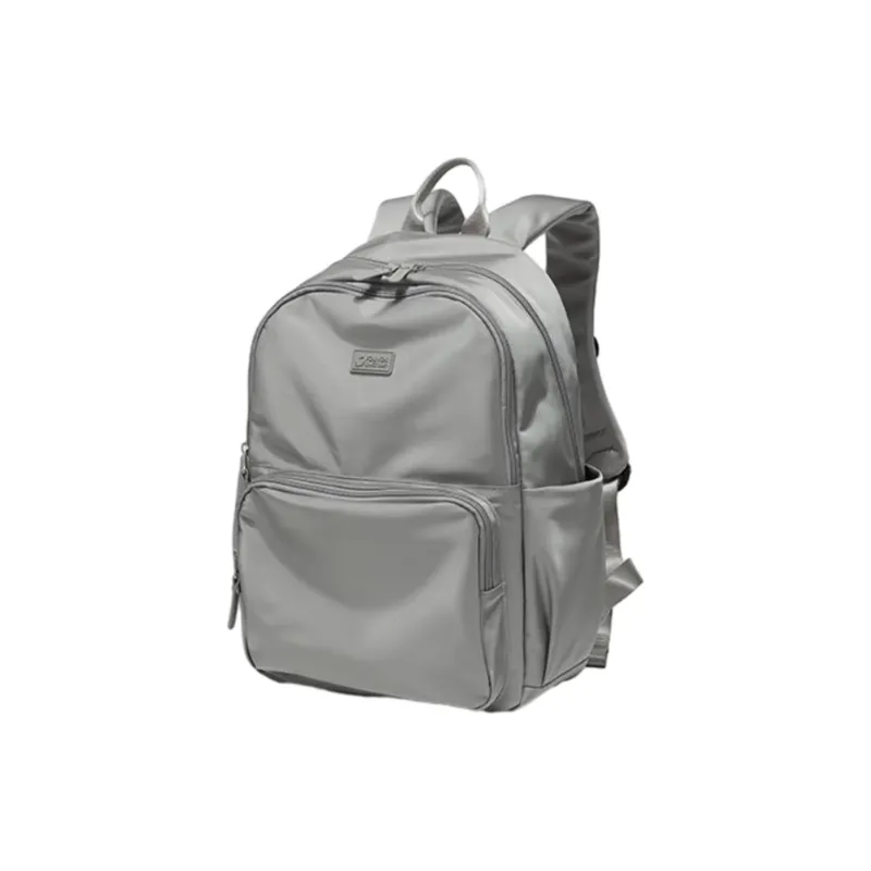FOUVOR Oxford Travel Bags Backpack Regular Unisex Black/Beige/Dusty Pink-5