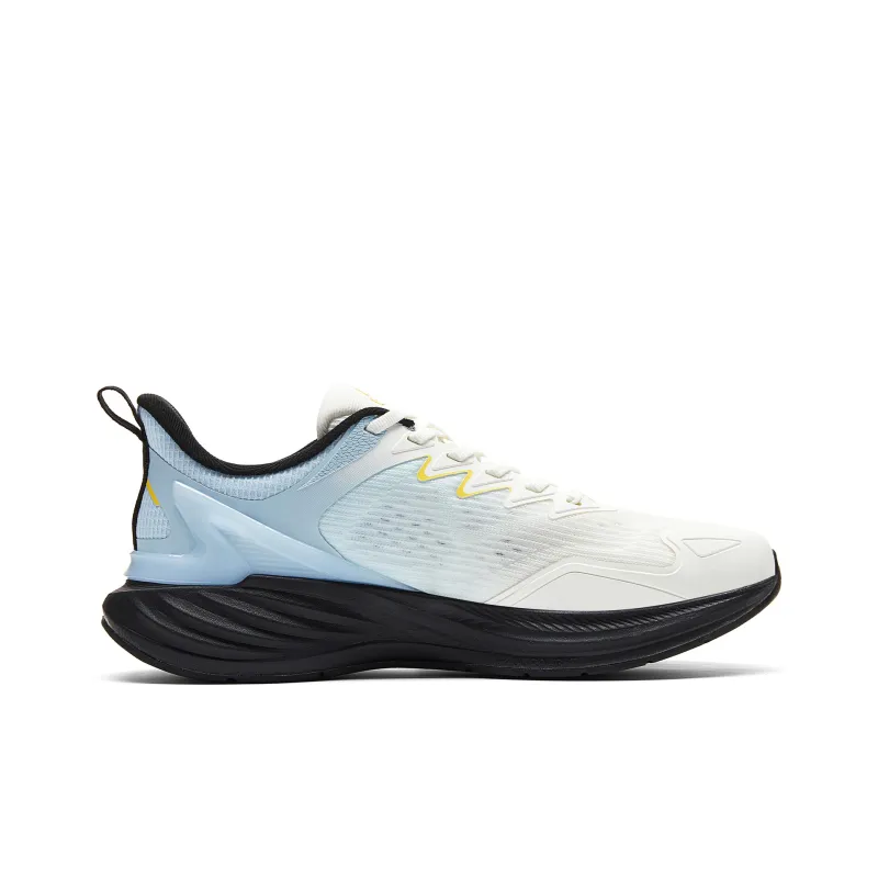 PEAK Cushioning Anti Slip And Wear Resistant Rebound Low Top Pickleball Boom Running Shoes Men's Beige White Moon Blue-1