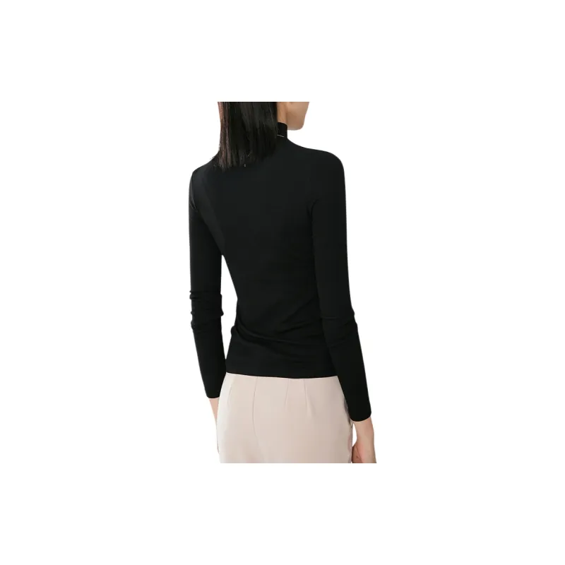 Late White Knitwear Women's Black-1