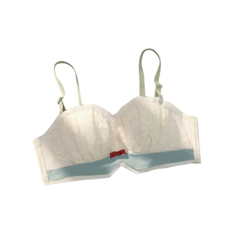 Flowers In Water Bra Women's Beige-0