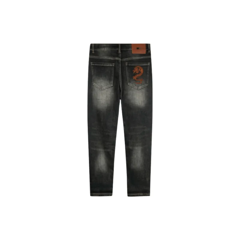 Wit Jeans Men Black Blue-1