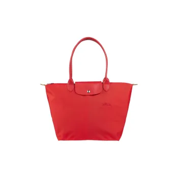 LONGCHAMP Le Pliage Green Shoulder Bags Tomato Red