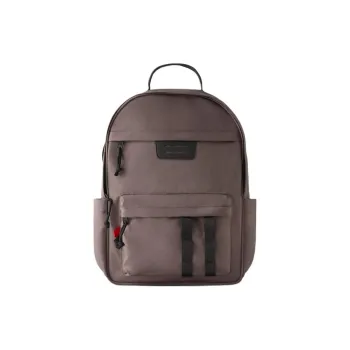 ZARA Polyester Backpack Regular Unisex Dark Red