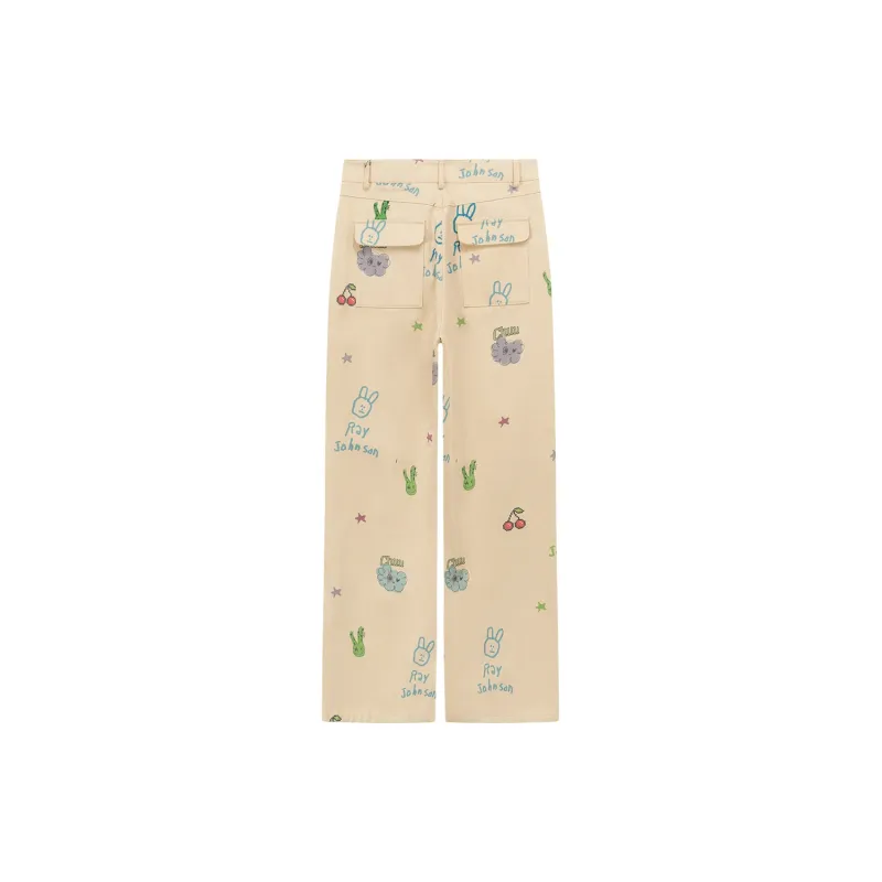 CHUU Casual Pants Women's Apricot-1
