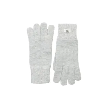 UGG Knit Gloves Unisex Light Gray