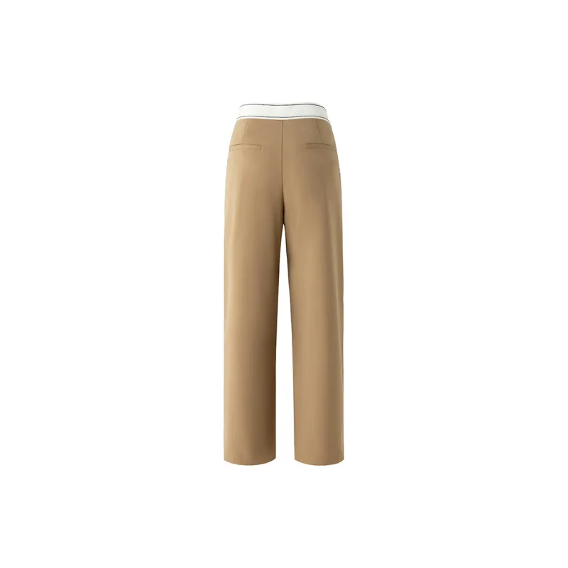 Charlie Luciano Casual Pants Women's Khaki-2