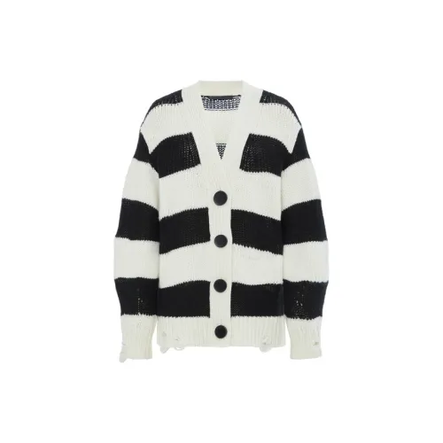 MO&CO Sweaters Women's White/Black Striped