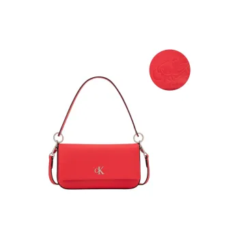 CALVIN KLEIN Synthetic Material Underarm Shoulder Bag, Handbag Women's Tomato Red