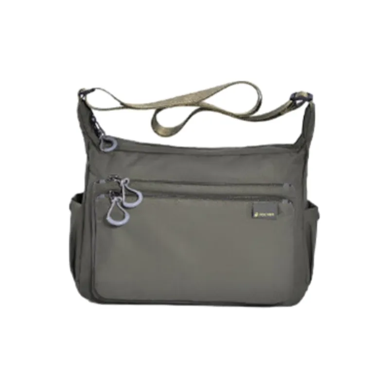 FOUVOR Oxford Travel Bag Shoulder Bag Crossbody Bag Unisex Chestnut Red/Black/Gray/Green-21