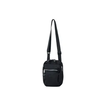 Anello Polyester Wallet, Crossbody Bag, Shoulder Bag Unisex Black