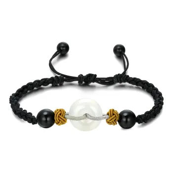 HUISHI Chalcedony Jade Bracelets Unisex
