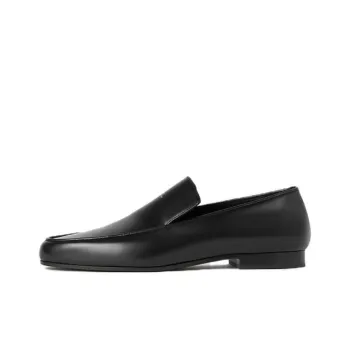TOTEME Logo-embellished Leather Loafers