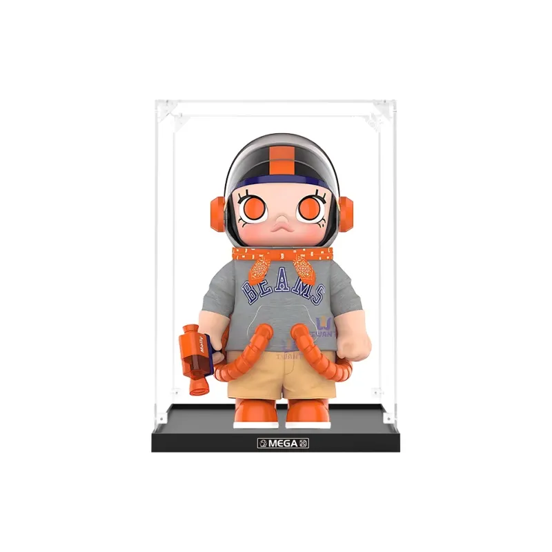 KGBOX SPACE Molly BEAMS Figure 1000% 400% Trendy Play Acrylic Display Case Model Accessories-0