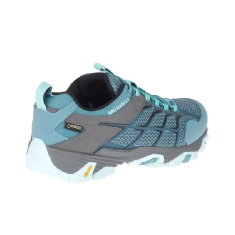 MERRELL Moab Moab FST 2 Gore-Te Cushioning Wear-Resistant Low-Top Outdoor Shoes Women's Blue Gray-2