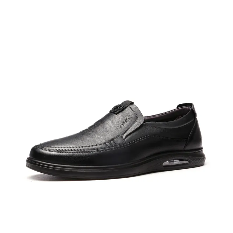 Strongman Men's Slip on Shoes With Soft Leather And Soft Sole Cushion Casual Shoes-1