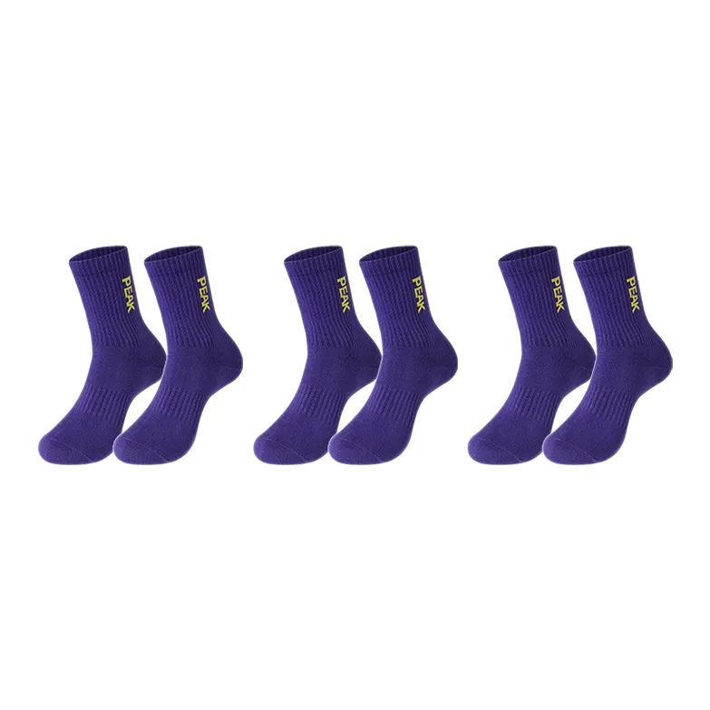 PEAK Knee High Socks Unisex Combo Set-14