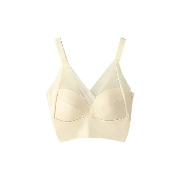 Flowers In Water Bra Women's Milk White