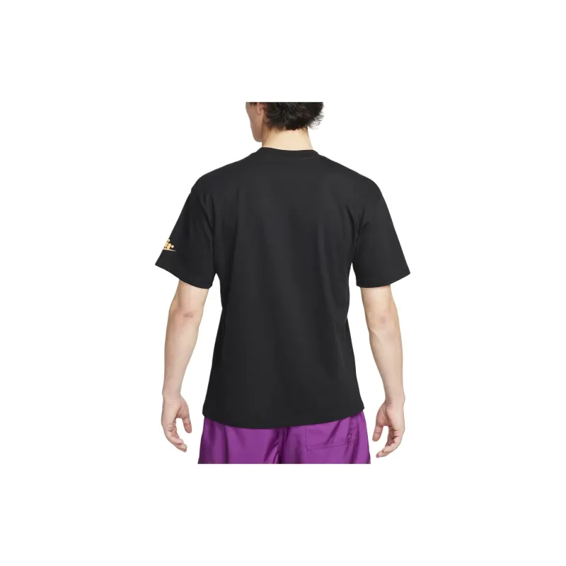 Nike Drop Shoulder Sleeve T-Shirt Men's Black-1