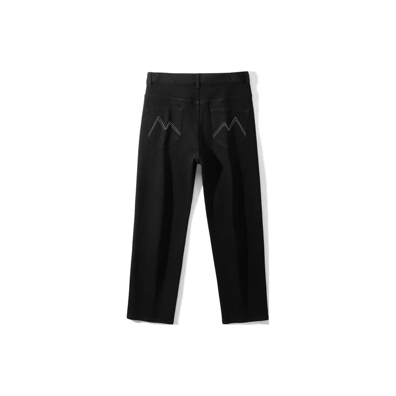FAIRWHALE Jeans Men's Pure Black-1