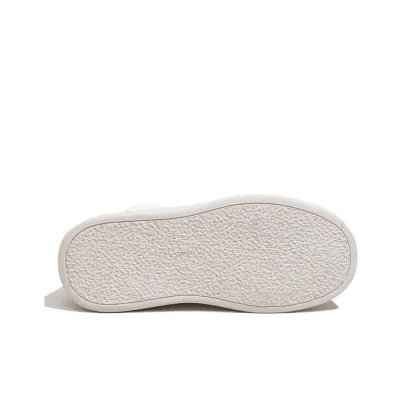 Feiyue Anti Slip Wear Resistant Low Top Skateboard Shoes Women's Ecru/Gray-4