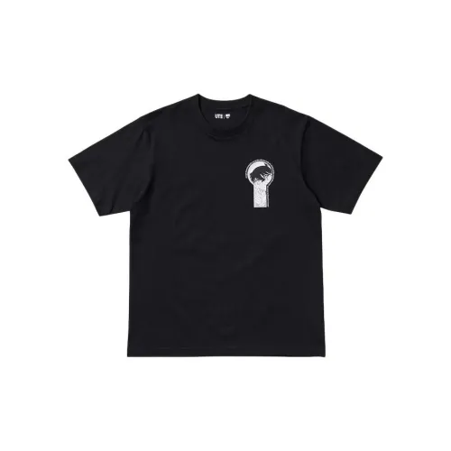 UNIQLO Detective Conan Co-branded T-Shirts Unisex Black