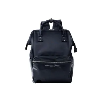 Anello Nylon And Polyurethane Backpack Unisex Black
