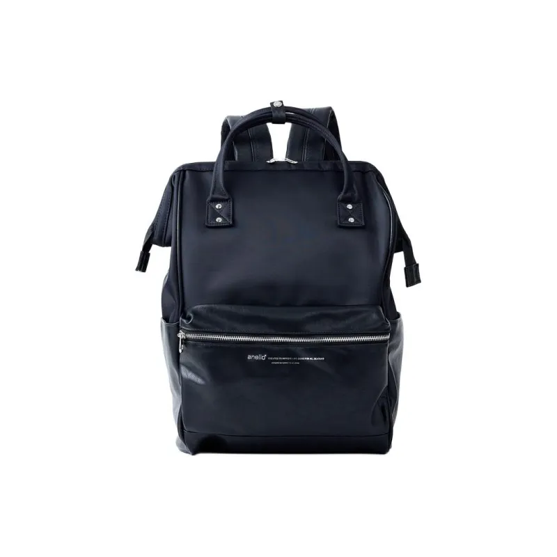 Anello Nylon And Polyurethane Backpack Unisex Black-0