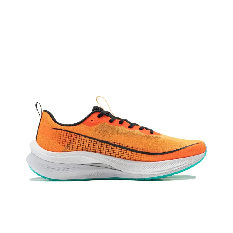 LiNing Red Hare 7 Pro Cushioned Slip-Resistant Low-Top Running Shoes Men's Neon Bright Orange-1