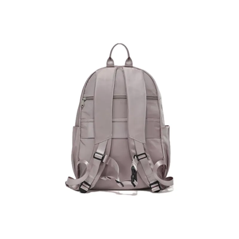 FOUVOR Oxford Travel Bags Backpack Regular Unisex Black/Beige/Dusty Pink-7