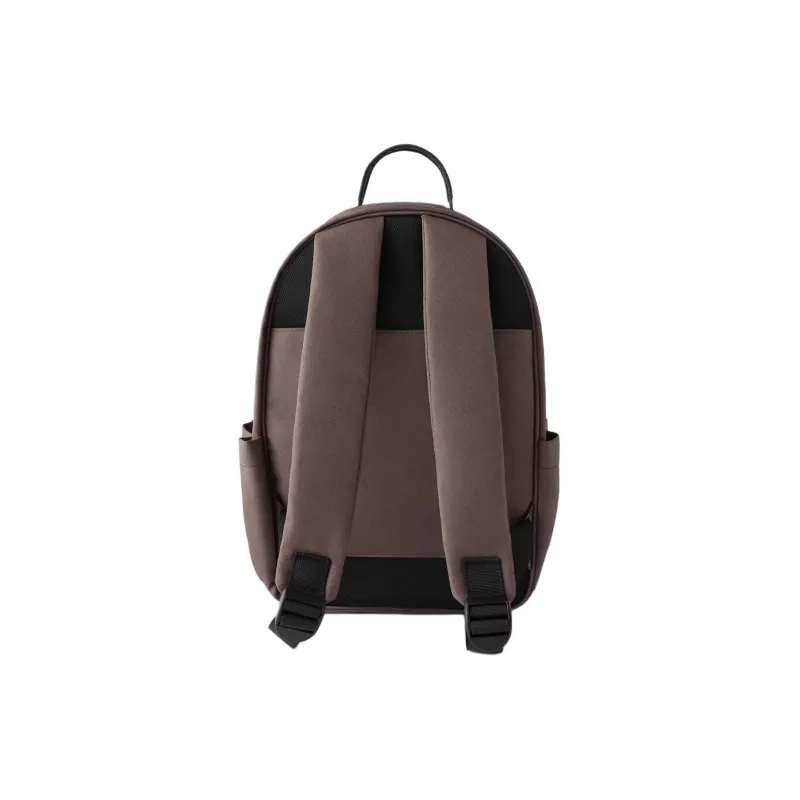 ZARA Polyester Backpack Regular Unisex Dark Red-2