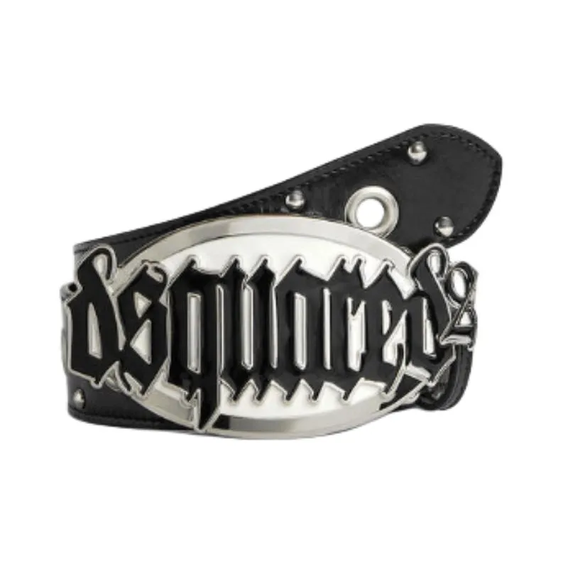 DSQUARED 2 Gothic Logo Buckled Belt-2