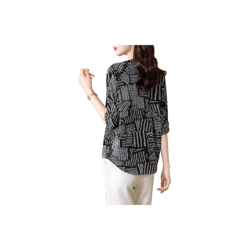 Cypress House Shirt Women's Black Sole Five Line Score-1