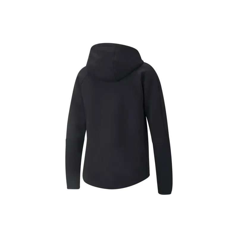 PUMA EVOSTRIPE FULL-ZIP HOODIE Sweatshirt Women's Black-1