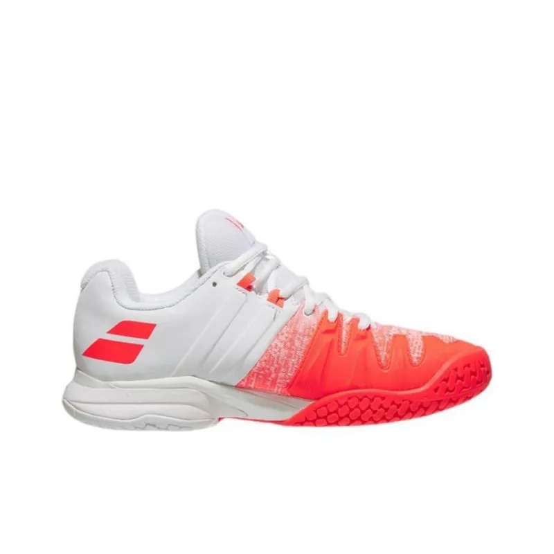 Babolat Cushioning Slip Resistant Low Top Tennis Shoes Women's Pink White-1