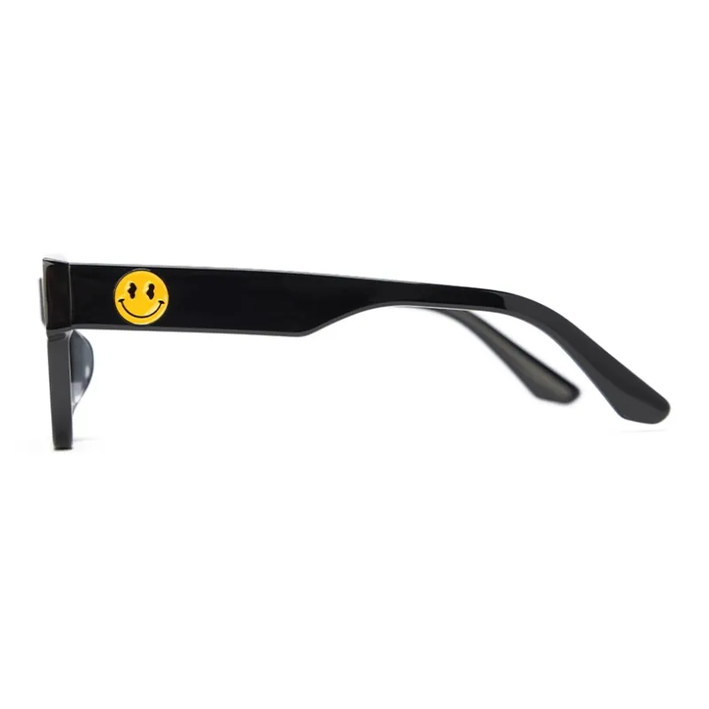 PLASTIC BRAIN Plate Frame TR/Memory Plastic Square Ink Lenses Unisex Multicolor Dopamine Dressing-2