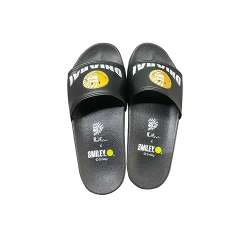 ONIARAI X Smiley Co-brand Slide Slippers Men Black