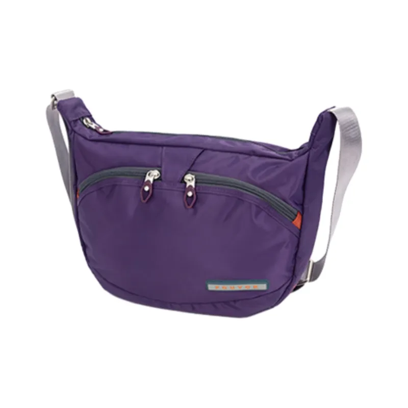 FOUVOR Nylon Fabric Shoulder Bag Crossbody Bag Regular Unisex Chestnut Red/Classic Black/Romantic Purple/Turquoise Blue-12