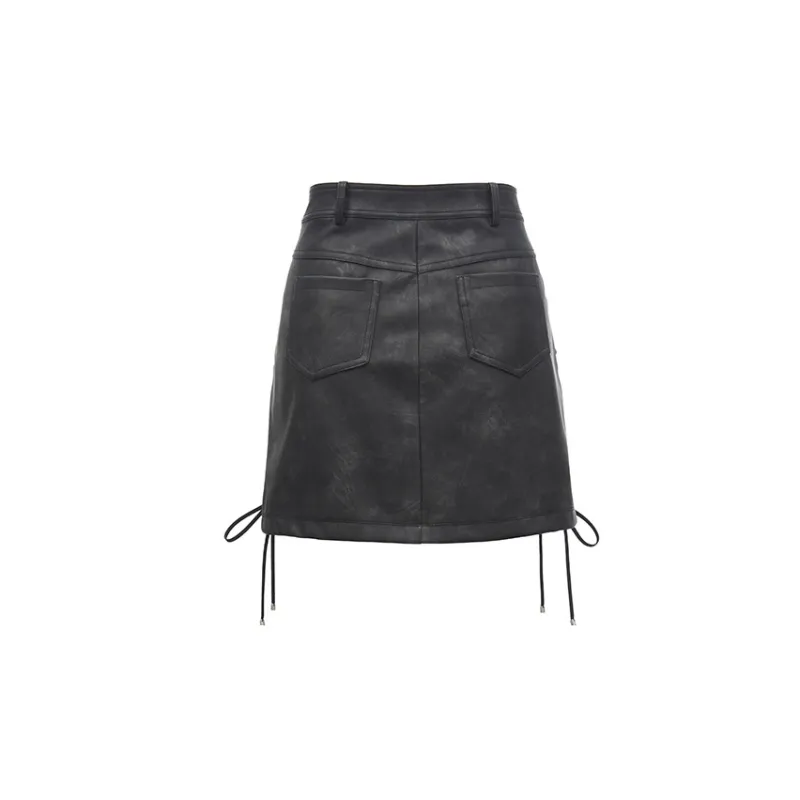 ONLY Leather Short Skirts Women's-1