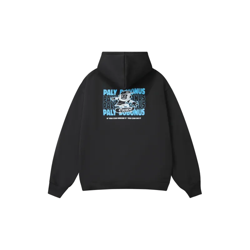 PLAY BOBONUS Loose Fit Casual Pullover Hooded Fleece Lined Hoodies & Sweatshirts Unisex-1
