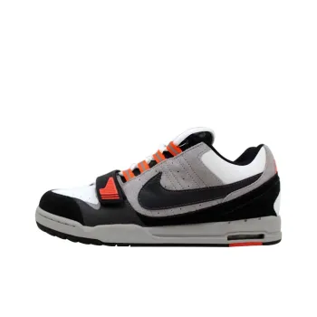 Nike Air Heist White/Black Metallic Silver Orrange Blaze