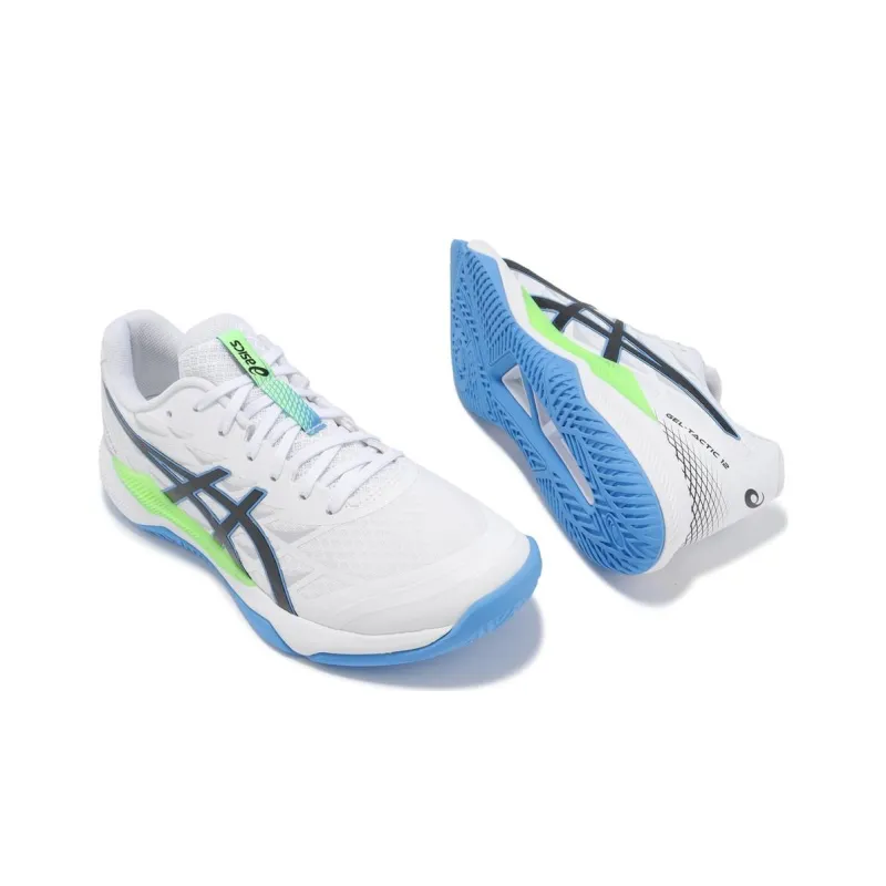 Asics Gel Tactic 12 'White Lime Burst'-4