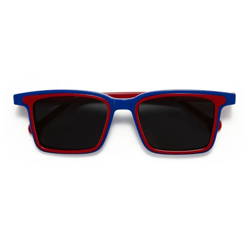 SOXICK Plate Frame Square Sunglasses Unisex-4