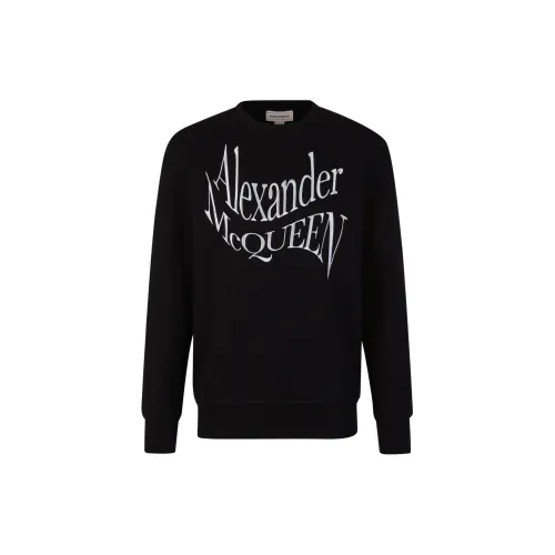 Alexander McQueen Sweatshirts Men Black