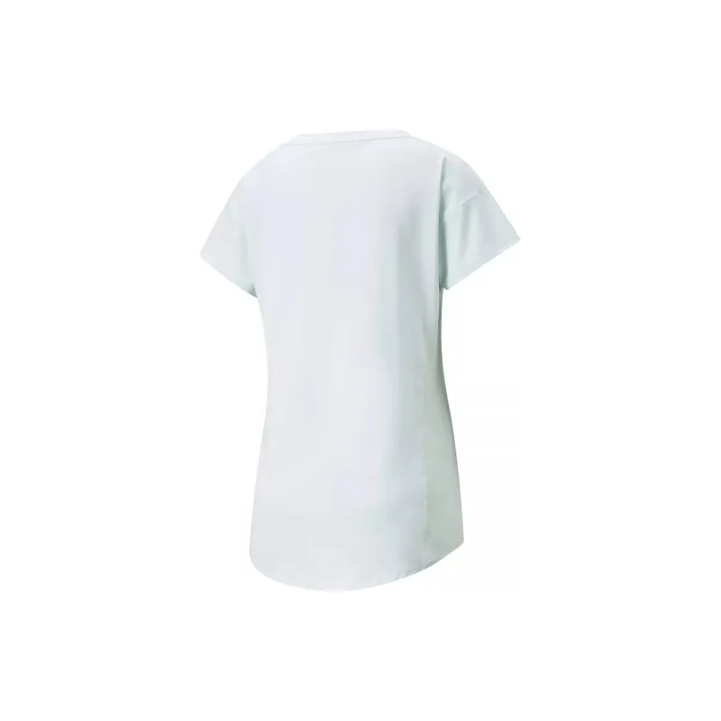 PUMA TRAIN FAVORITE TEE NITRO BLUE T-Shirt Women's Turquoise-1