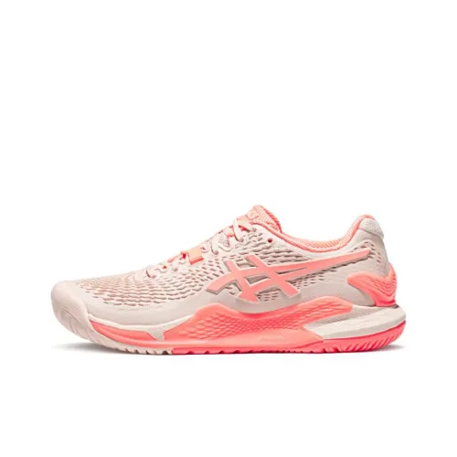 Asics Women's Gel Resolution 9 'Pearl Pink Sun Coral'