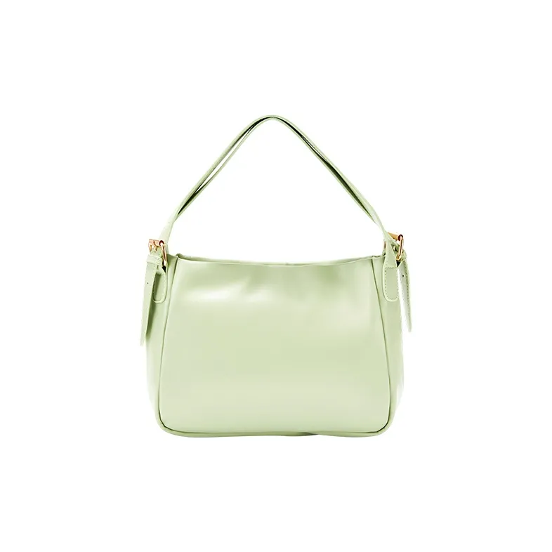 JANE KLAIN Synthetic Leather Underarm Shoulder Bag Women's White/Green/Black-4